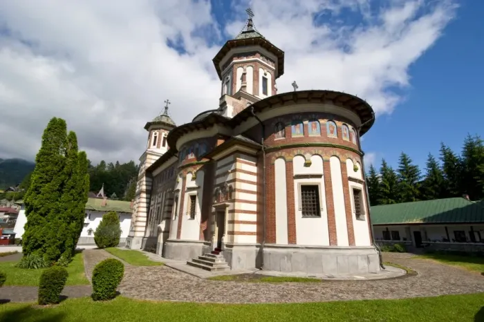 Framed Print : The Sinaia Monastery was founded by Prince Mihai Cantacuzino in 1695, Sinaia Framed Print : The Sinaia Monastery was founded by Prince Mihai Cantacuzino in 1695, Sinaia