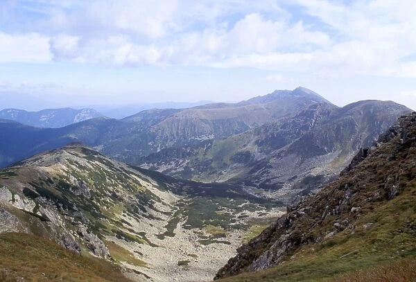 Siroka Valley dominated by Dumbier peak