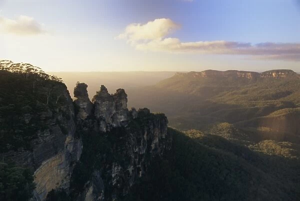 The Three Sisters from Echo Point, Katoomba, the Blue Mountains, west of Sydney