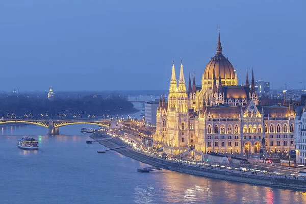 Sitting on the banks of the River Danube, the Hungarian Parliament Building dates