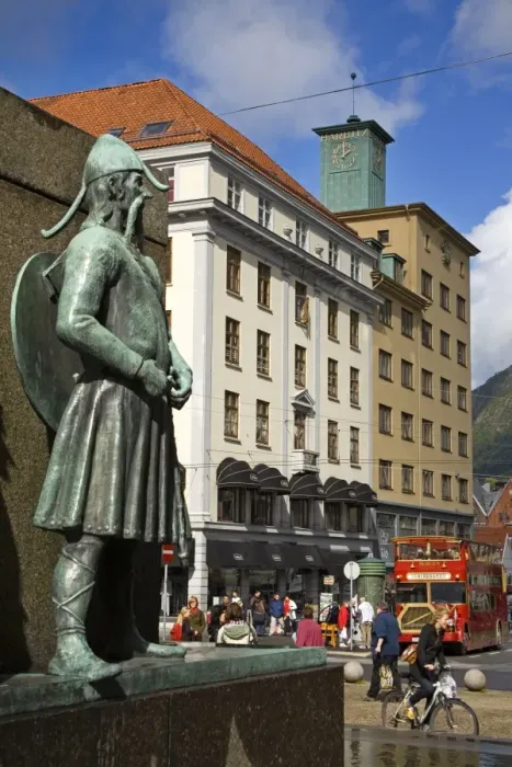 Framed Print : Sjomanns Monument on Torgalmenningen Street, Bergen, Norway, Scandinavia, Europe Framed Print : Sjomanns Monument on Torgalmenningen Street, Bergen, Norway, Scandinavia, Europe