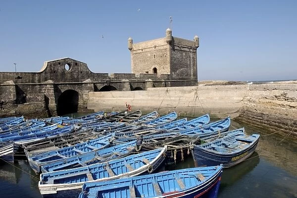 The Skala of the Port, the old fishing port, Essaouira, historic city of Mogador