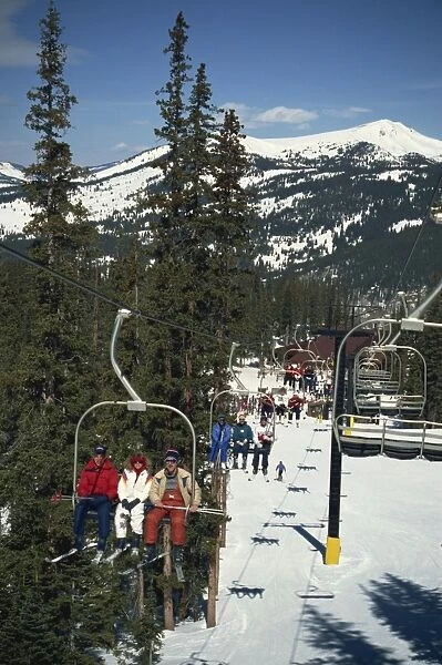 Ski lift on Copper Mountain
