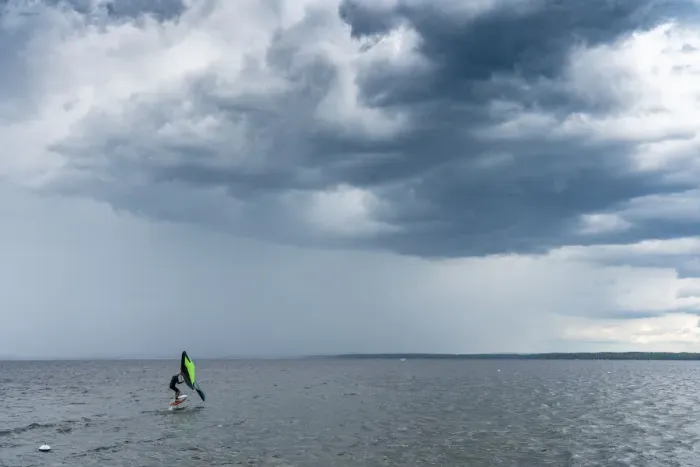 Framed Print : Skip Brown wind surfing into some weather on Sebago Lake, Maine, United States of America Framed Print : Skip Brown wind surfing into some weather on Sebago Lake, Maine, United States of America