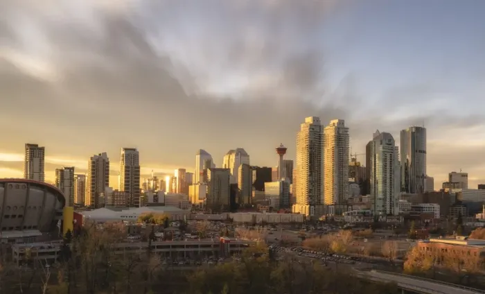 Framed Print : Skyline, Calgary, Alberta, Canada, North America Framed Print : Skyline, Calgary, Alberta, Canada, North America