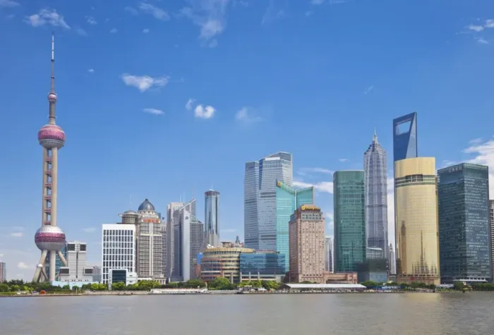 Framed Print : Skyline with Oriental Pearl Tower and Pudong skyscrapers, Shanghai, China, Asia Framed Print : Skyline with Oriental Pearl Tower and Pudong skyscrapers, Shanghai, China, Asia
