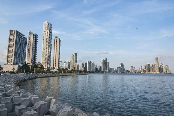 Skyline of Panama City, Panama, Central America