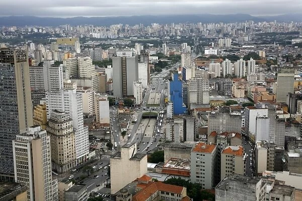 Skyline of Sao Paulo, Brazil, South America