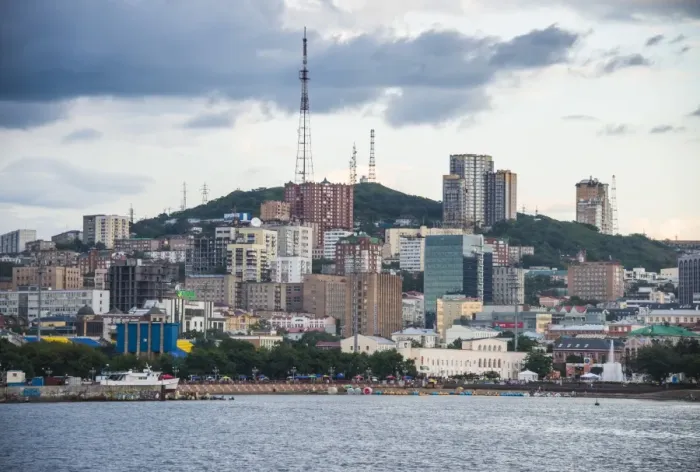 Framed Print : The skyline of Vladivostok, Russia, Eurasia Framed Print : The skyline of Vladivostok, Russia, Eurasia