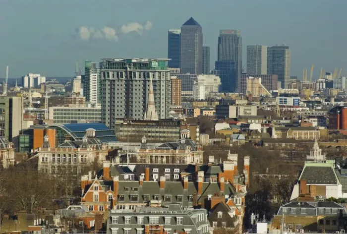 Framed Print : Skylines with Canary Wharf and offices, London, England, United Kingdom, Europe Framed Print : Skylines with Canary Wharf and offices, London, England, United Kingdom, Europe