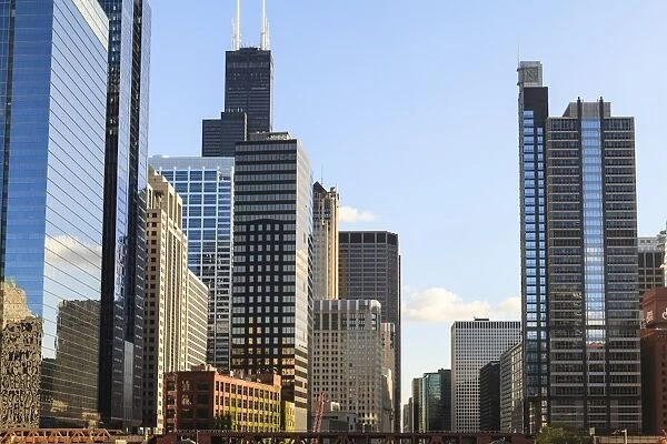 Skyscrapers, Chicago, Illinois, United States of America, North America
