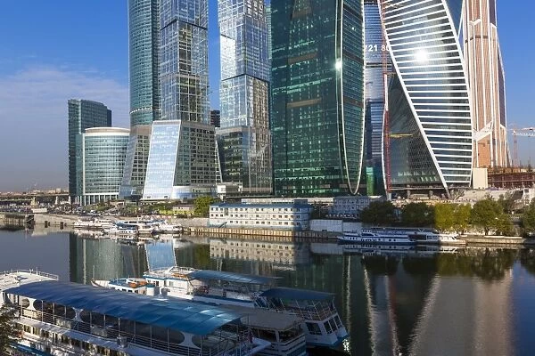 Skyscrapers of the Modern Moscow-City International business and finance development