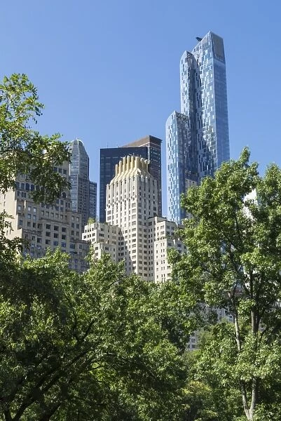 Skyscrapers near Central Park, New York City, United States of America, North America