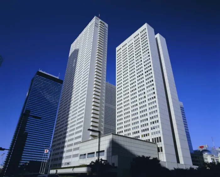 Framed Print : Skyscrapers in Shinjuku district Framed Print : Skyscrapers in Shinjuku district