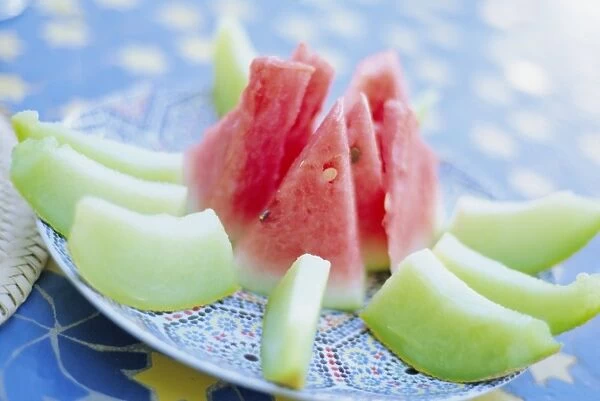 Slices of melon