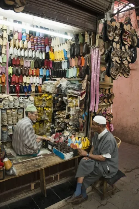 Framed Print : Slippers, Medina Souk, Marrakech, Morocco, North Africa, Africa Framed Print : Slippers, Medina Souk, Marrakech, Morocco, North Africa, Africa