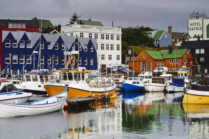 Framed Print : Small boat harbor, Port of Torshavn, Faroe Islands (Faeroes), Kingdom of Denmark, Europe Framed Print : Small boat harbor, Port of Torshavn, Faroe Islands (Faeroes), Kingdom of Denmark, Europe