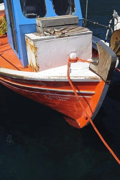 Small fishing harbour of Agnontas, Skopelos, Sporades, Greek Islands, Greece, Europe