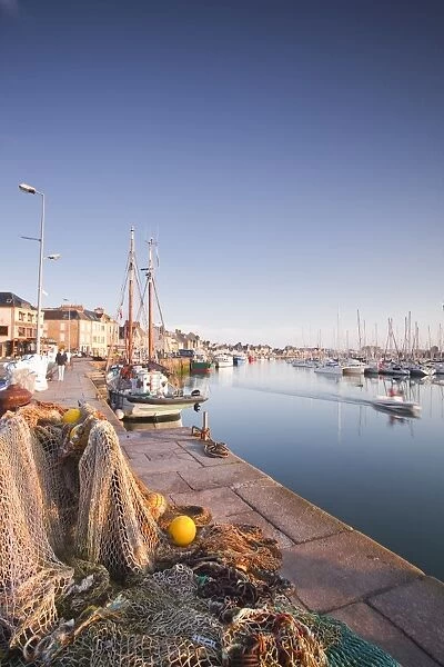 The small fishing port of Saint Vst La Hougue, Cotentin Peninsula, Normandy, France, Europe
