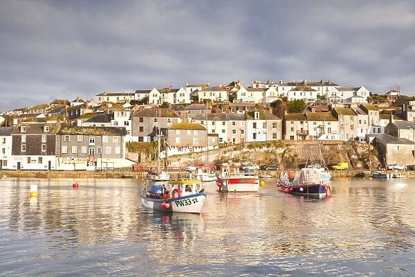 The small fishing village of Mevagissey in Cornwall, England, United Kingdom, Europe