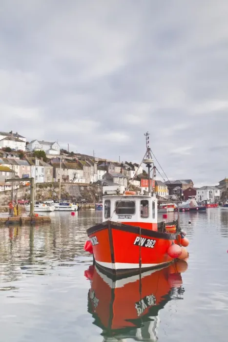 Framed Print : The small fishing village of Mevagissey in Cornwall, England, United Kingdom, Europe Framed Print : The small fishing village of Mevagissey in Cornwall, England, United Kingdom, Europe