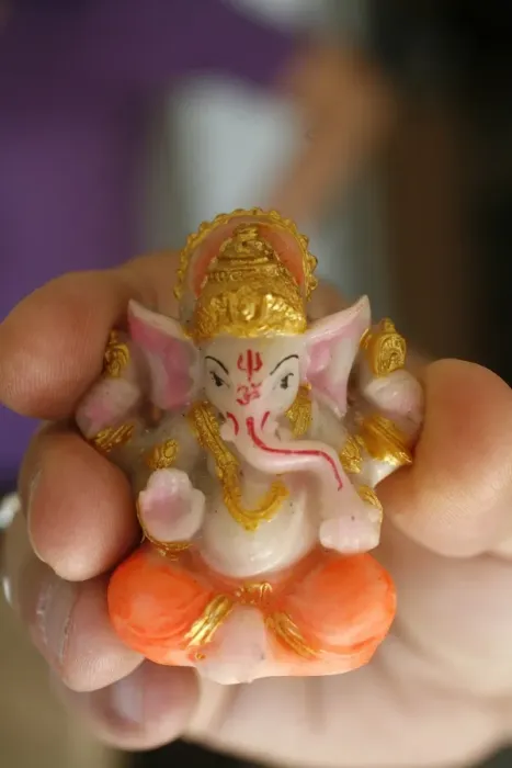 Framed Print : Small Ganesh statue, Paris, France, Europe Framed Print : Small Ganesh statue, Paris, France, Europe