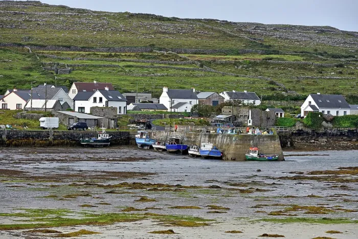 Framed Print : Small harbour of Rossaveel Lower, Inishmore, the largest of the Aran Islands, Galway Bay, Count Galway, Connacht, Republic of Irelan Framed Print : Small harbour of Rossaveel Lower, Inishmore, the largest of the Aran Islands, Galway Bay, Count Galway, Connacht, Republic of Irelan