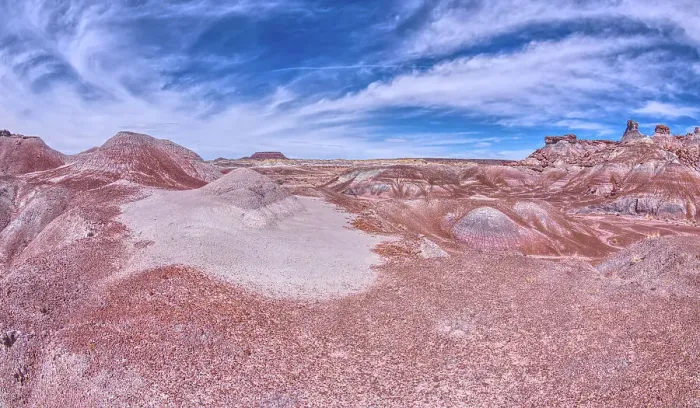Framed Print : A small hill of gray bentonite clay that appears to be melting into the purple bentonite of Hamilili Valley on the south end of Petrified Forest National Park, Arizona, United States of America, North America Framed Print : A small hill of gray bentonite clay that appears to be melting into the purple bentonite of Hamilili Valley on the south end of Petrified Forest National Park, Arizona, United States of America, North America