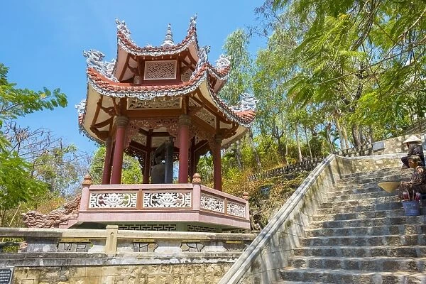 Small pagoda at Chua Long Son Buddhist temple, Nha Trang, Khanh Hoa Province, Vietnam