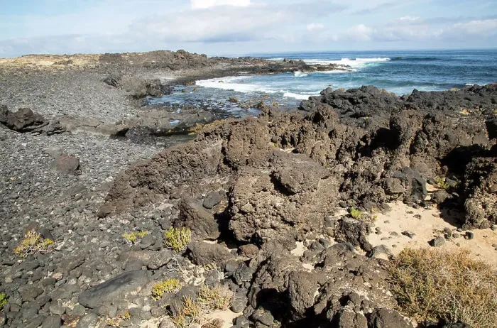 Framed Print : Small rocky cove at Caleta de Caballo, Lanzarote, Canary islands, Spain, Atlantic, Europe Framed Print : Small rocky cove at Caleta de Caballo, Lanzarote, Canary islands, Spain, Atlantic, Europe