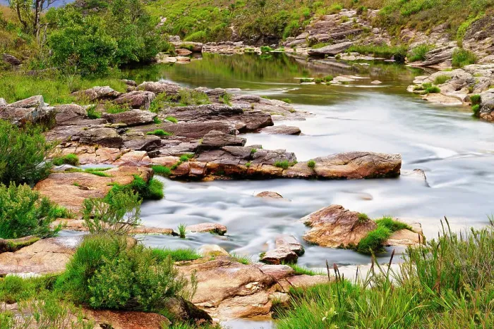 Framed Print : Small stream, Serra da Canastra, Minas Gerais, Brazil, South America Framed Print : Small stream, Serra da Canastra, Minas Gerais, Brazil, South America