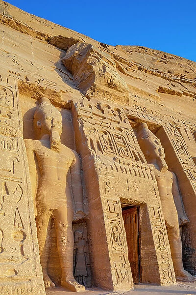The Small Temple of Hathor and Nefertari, Abu Simbel, Abu Simbel, UNESCO World Heritage Site, Egypt, North Africa, Africa