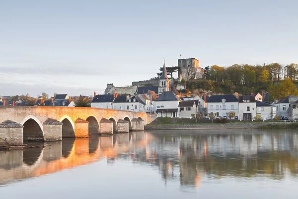 The small town of Montrichard and the River Cher, Loir-et-Cher, France, Europe