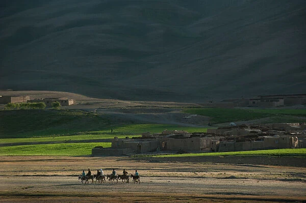 A small village in Bamiyan province, Afghanistan, Asia