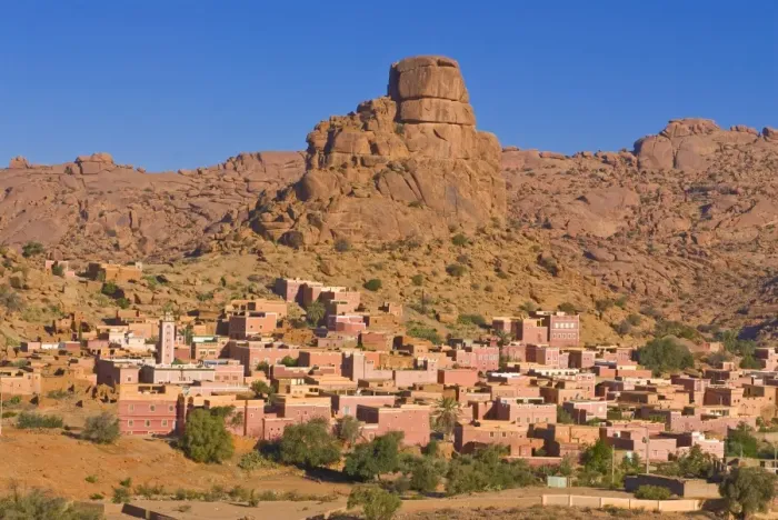 Framed Print : Small village near Tafraoute, Morocco, North Africa, Africa Framed Print : Small village near Tafraoute, Morocco, North Africa, Africa