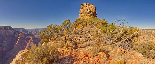 The Smoke Stack, rocky peak of the Sinking Ship rock formation