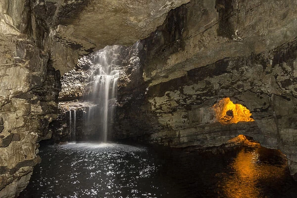 Smoo Cave, Durness, Northwest Highlands, Scotland, United Kingdom, Europe