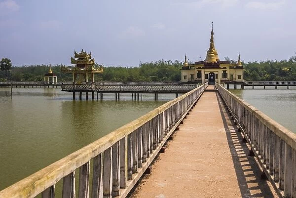 Snake Temple (Mwe Paya) between Dalah and Twante, across the river from Yangon, Myanmar (Burma)
