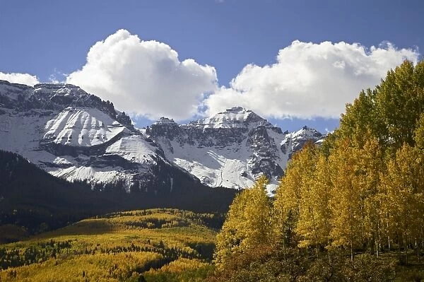 Sneffels Range with fall colors