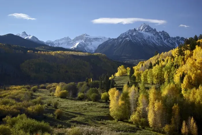 Framed Print : Sneffels Range with fall colors Framed Print : Sneffels Range with fall colors