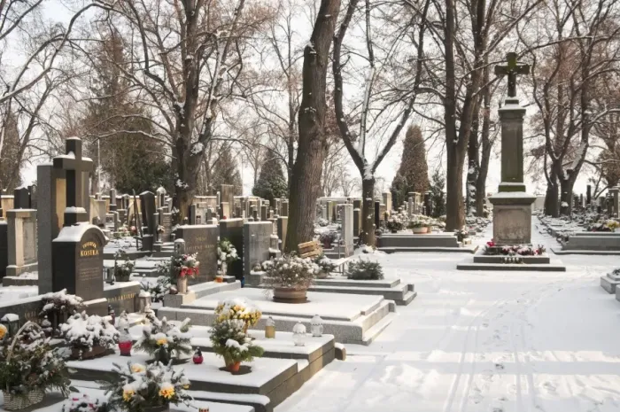 Framed Print : Snow-covered cemetery, village of Treboradice, Prague, Czech Republic, Europe Framed Print : Snow-covered cemetery, village of Treboradice, Prague, Czech Republic, Europe