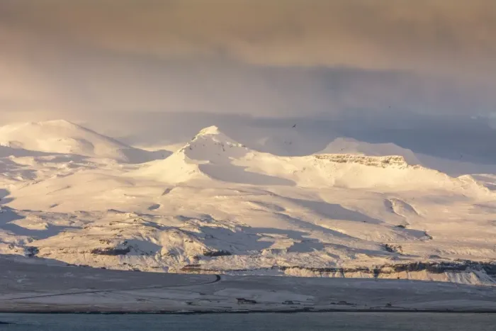 Framed Print : Snow covered mountain peaks on the Snaefellsness Peninsula, Iceland, Polar Regions Framed Print : Snow covered mountain peaks on the Snaefellsness Peninsula, Iceland, Polar Regions