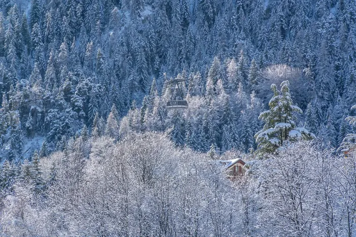 Framed Print : Snow covered trees and Courmayeur to Plan Checrouit cable car viewed from Courmayeur in winter, Courmayeur, Aosta Valley, Italian Alps, Italy Framed Print : Snow covered trees and Courmayeur to Plan Checrouit cable car viewed from Courmayeur in winter, Courmayeur, Aosta Valley, Italian Alps, Italy
