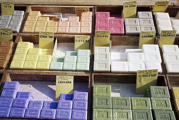 Soaps of Marseille, Bouches du Rhone, Provence, France, Europe