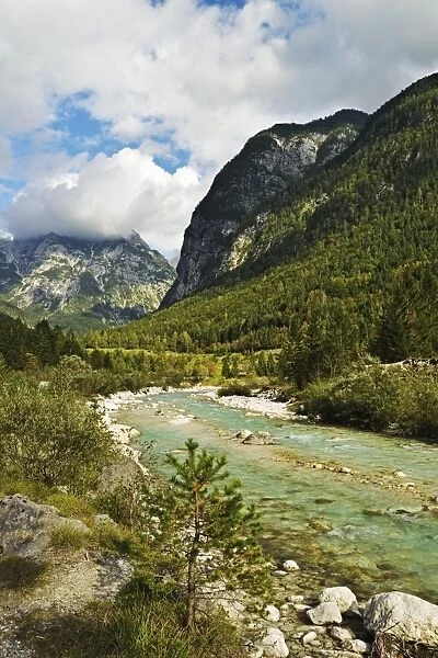 Soca River, Soca Valley, Slovenia, Europe