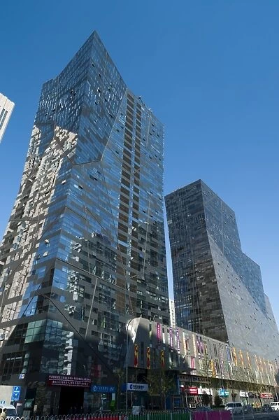 SOHO Shangdu complex, based on fractals, by LAB Architecture Studio, built in 2007