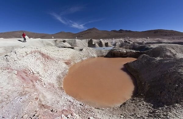 Sol de Manana, a geothermal field in Sur Lipez Province in the Potosi Department, Bolivia, South America