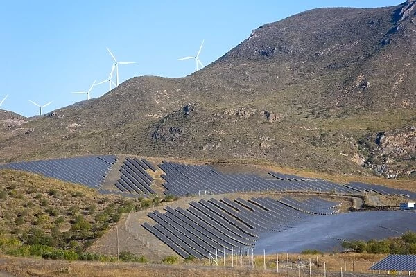 Solar plant, Lucainena de las Torres, Almeria, Andalucia, Spain, Europe