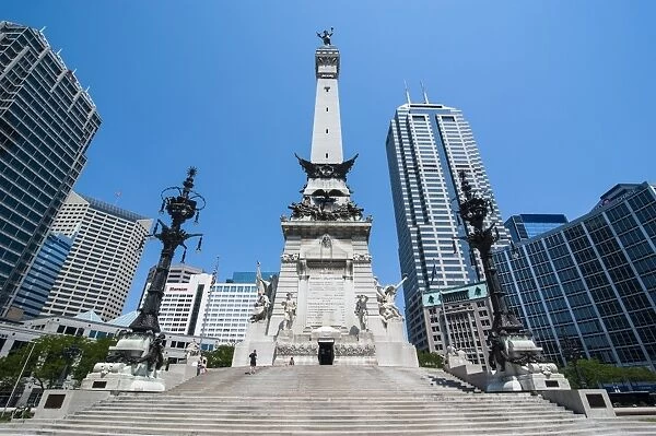 Soldiers and Sailors Monument, Indianapolis, Indiana, United States of America, North America