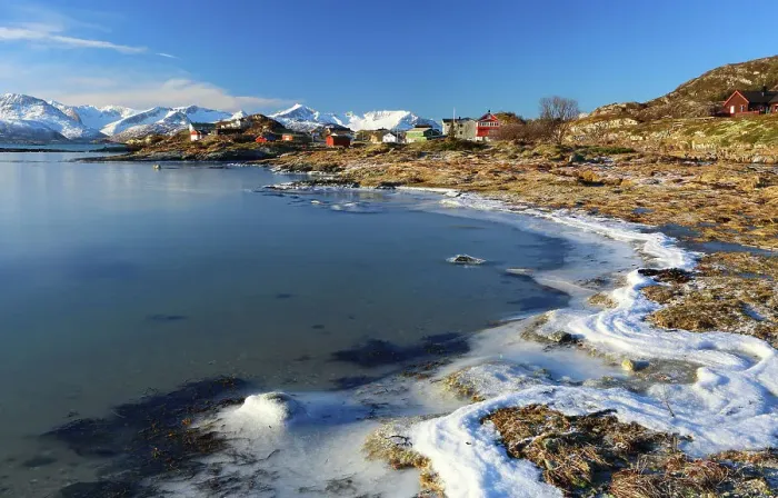 Framed Print : Sommaroy, Troms og Finnmark, North West Norway, Scandinaiva, Europe Framed Print : Sommaroy, Troms og Finnmark, North West Norway, Scandinaiva, Europe